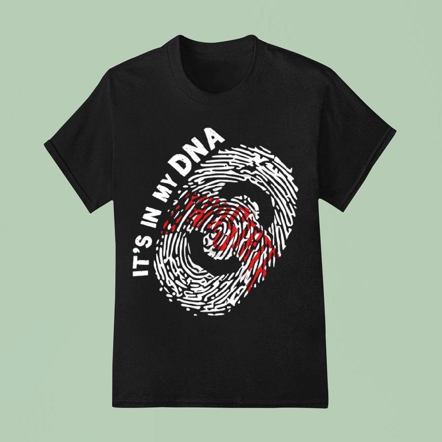 Fingerprint It S In My Dna Ohio State Buckeyes T Shirt
