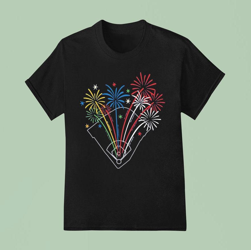 Fireworks On The Th Of July T Shirt