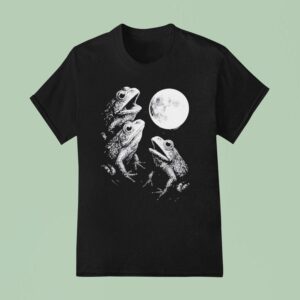 Frogs Howling To Moon T Shirt
