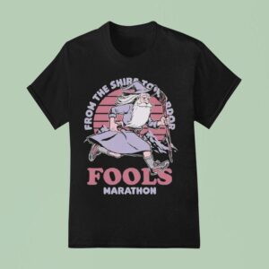 From The Shire To Mordor Fools Marathon Gandalf From The Lord Of The Rings T Shirt