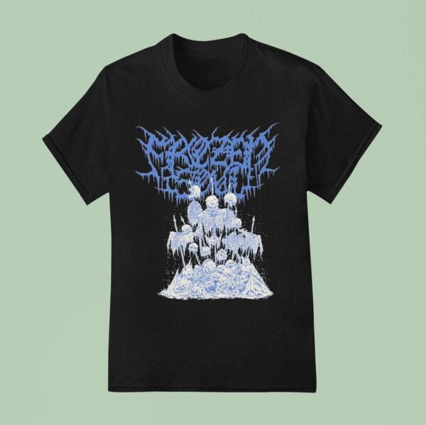 Frozen Soul Blue Cold School Death Metal T Shirt