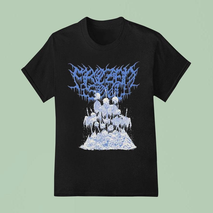 Frozen Soul Blue Cold School Death Metal T Shirt