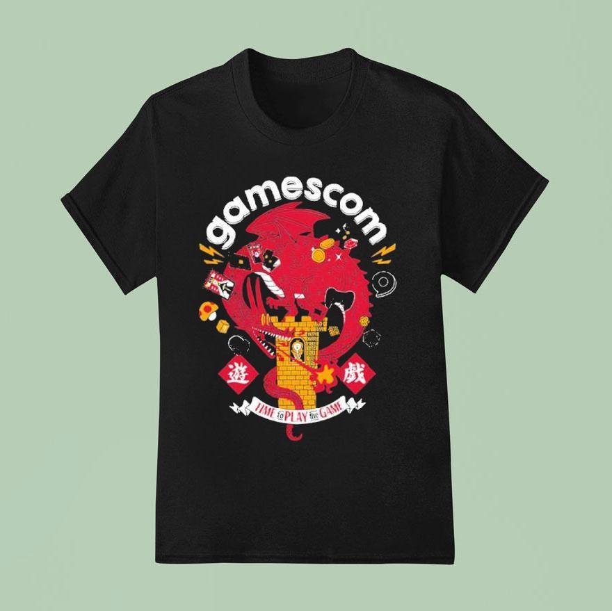 Gamescom Time To Play The Game Epic Adventure T Shirt