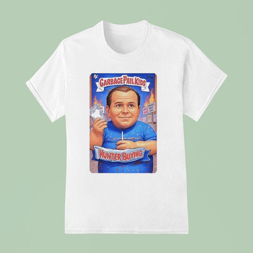 Garbage Pail Kids Hunter Buying T Shirt