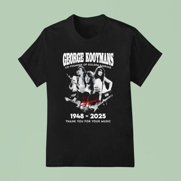 George Kooyman Co Founder Of Golden Earring Signature T Shirt