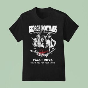 George Kooymans Co Founder Of Golden Earring Thank You For Your Music Signature T Shirt