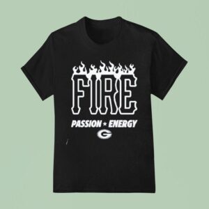 Georgia Bulldogs Fire Passion Energy T Shirt