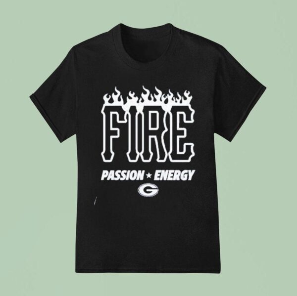 Georgia Bulldogs Fire Passion Energy T Shirt