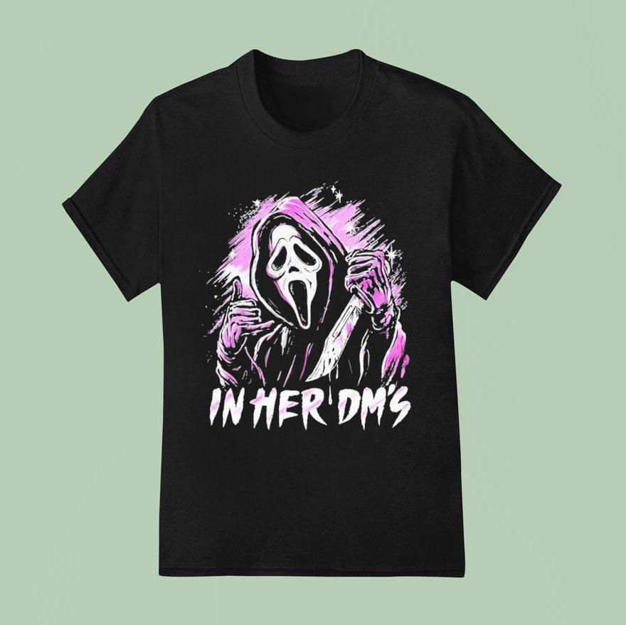 Ghost Face In Her Dm S T Shirt