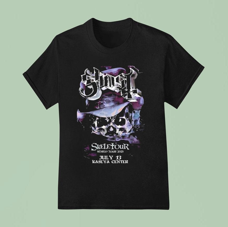 Ghost July Kaseya Center Skeletour World Tour T Shirt