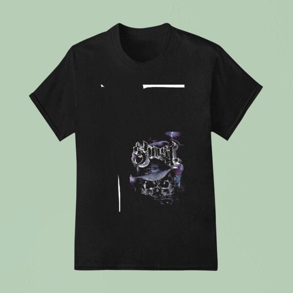 Ghost Skeletour World Tour Milwaukee Wisconsin Cross T Shirt