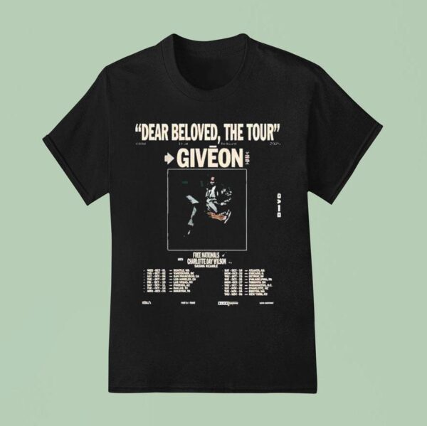 Giveon Dear Beloved The Tour Dates T Shirt