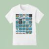 Goose Plant Squares T Shirt