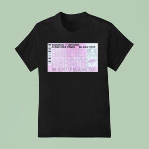 Gracie Abrams The Secret Of Us Deluxe Tour July Budweiser Stage Toronto On T Shirt