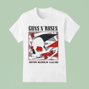 Guns N Roses Belgrade Rs Usce Park July T Shirt