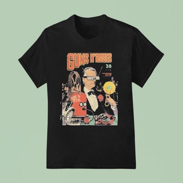 Guns N Roses Luxembourg Tour Rock T Shirt