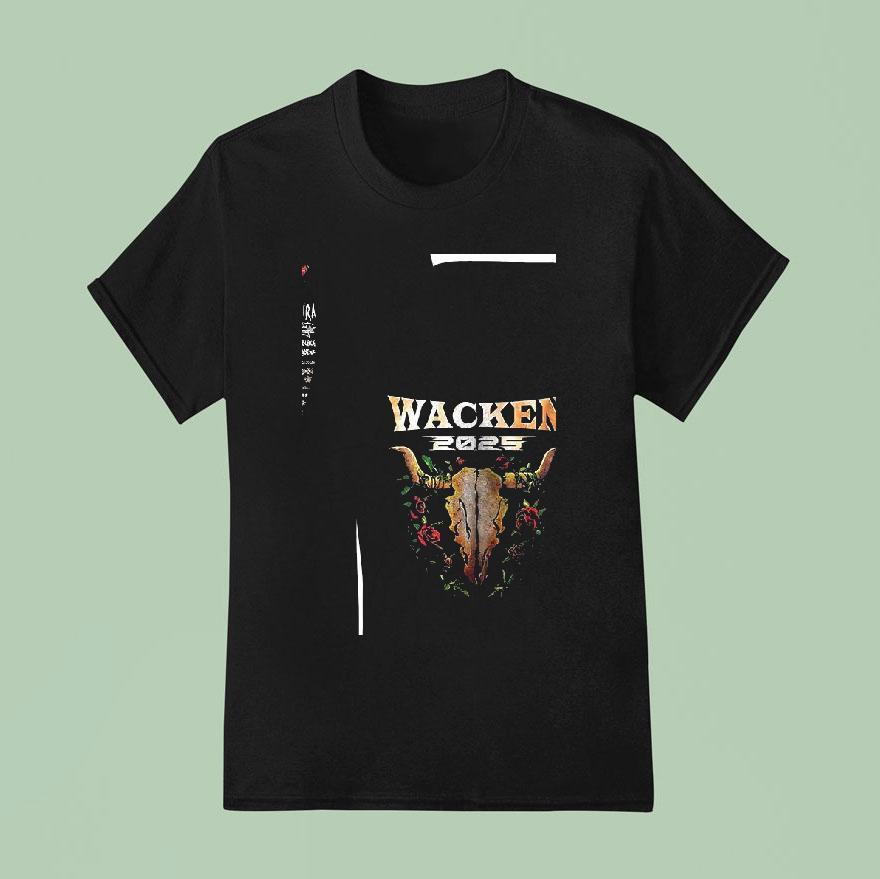 Guns N Roses Wacken Open Air Roses Roster T Shirt
