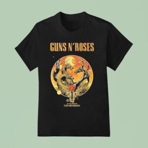 Guns N Roses World Tour July At Sofia Bulgaria Vasil Levski National Stadium Event Dragon T Shirt