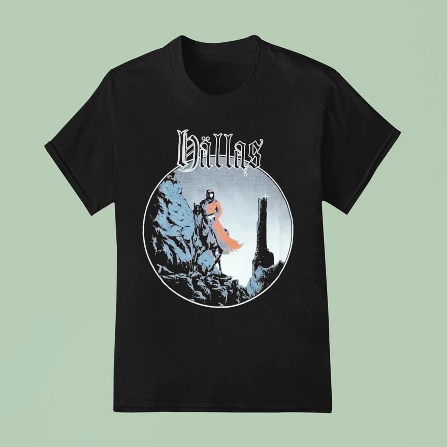 Hallas Rider On A Ques T Shirt