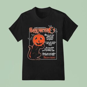 Halloween Black Cats And Goblins T Shirt