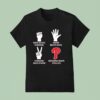 Hand Sign And Philadelphia Phillies Rock Beats Scissors Paper Beats Rock T Shirt