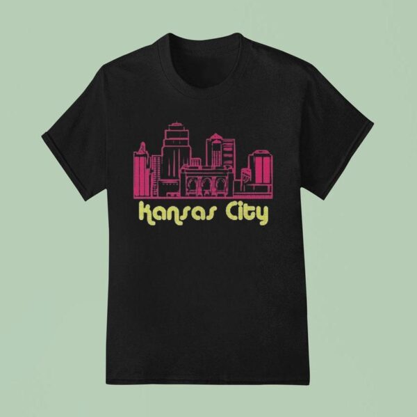 Hannah Waddingham Wearing Kansas City Dot Skyline T Shirt