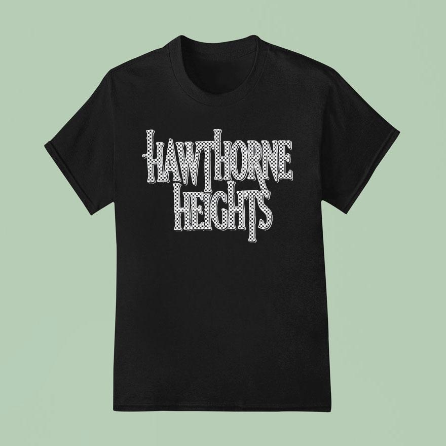 Hawthorne Heights Checkered T Shirt