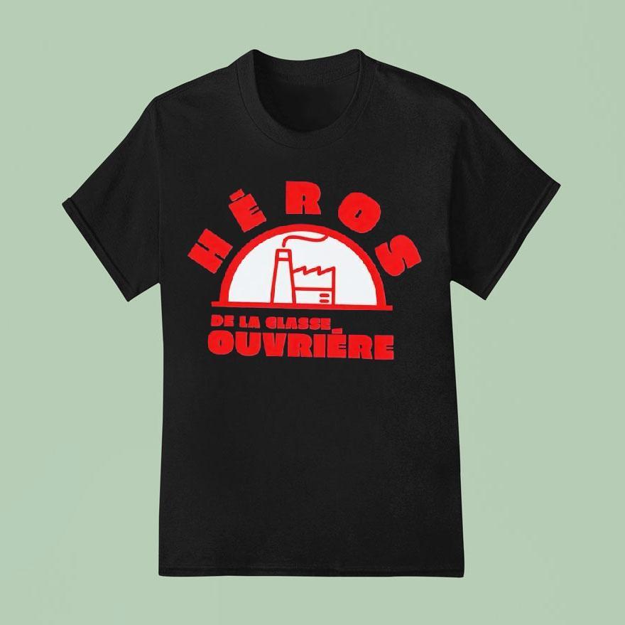 Heros De La Classe Ouvriere Logo T Shirt