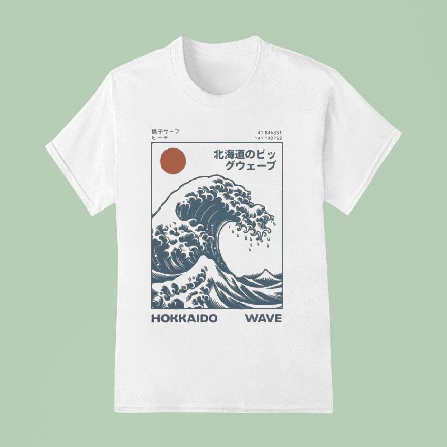 Hokkaido Wave T Shirt