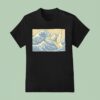 Hokusai S The Great Wave Off Kanagawa And The Hang Loose Hand Sign T Shirt