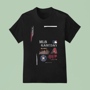 Houston Astros Vs Arizona Diamondbacks Mlb Gameday Schedule Skyline City T Shirt