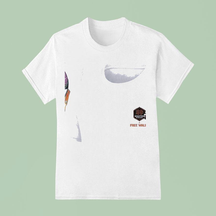 Houston Dynamo Fc X Free Walls H Town Collection Ball T Shirt