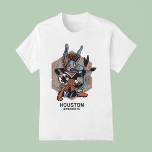 Houston Dynamo Fc X Free Walls H Town Hexagon T Shirt