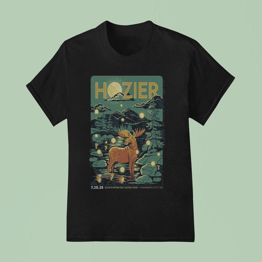 Hozier Commerce City Co July Deer T Shirt