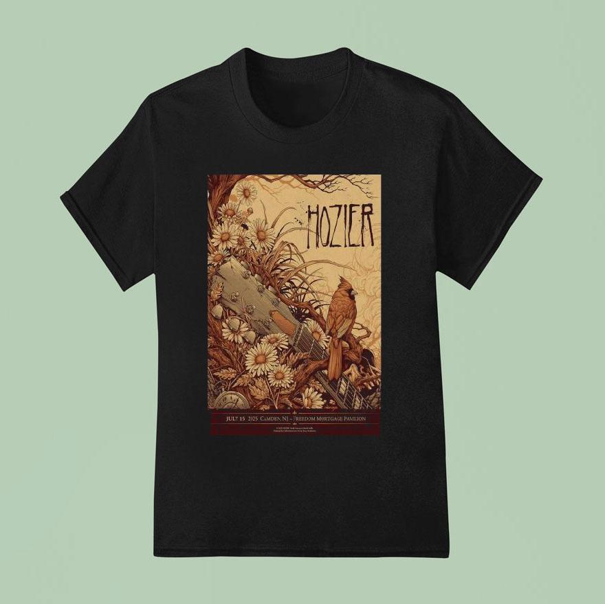 Hozier Freedom Mortgage Pavilion Tour Camden Nj July T Shirt
