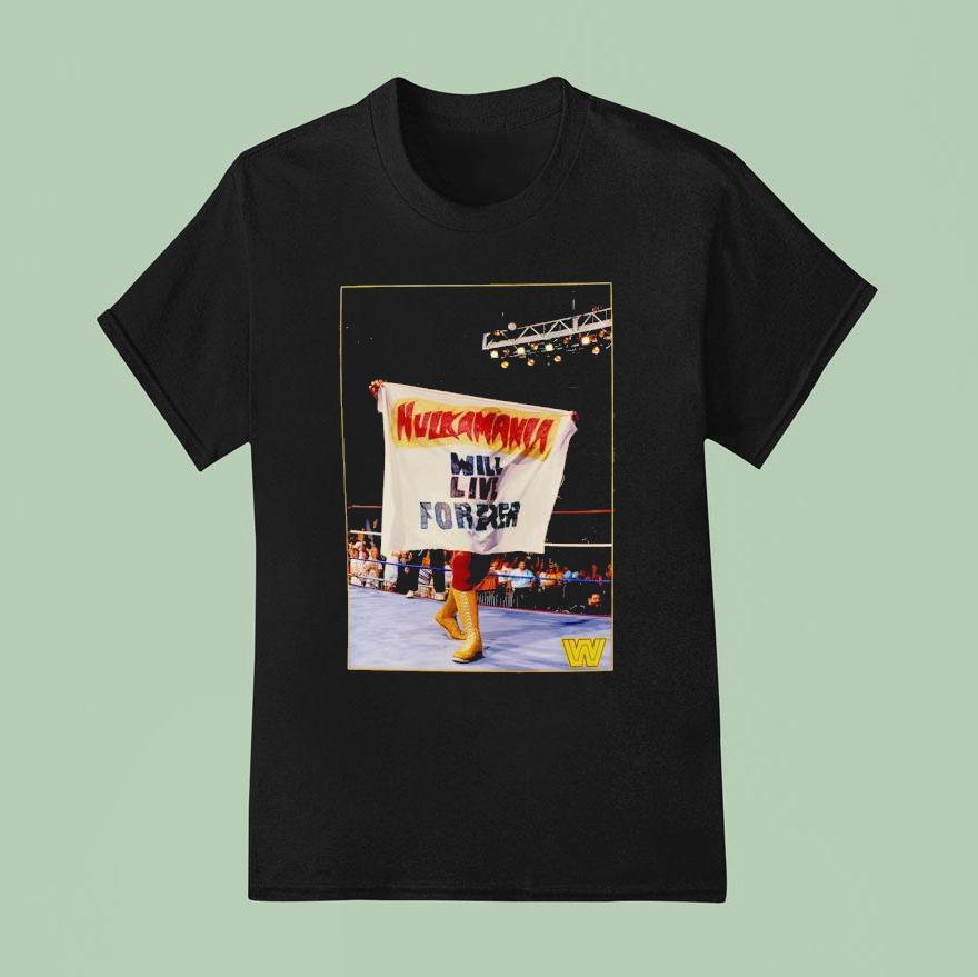 Hulk Hogan Hulkamania Will Live Forever Photo T Shirt