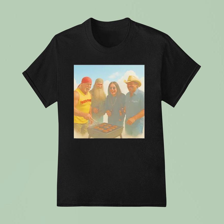 Hulk Hogan Ozzy Osbourne Phil Robertson Toby Keith T Shirt