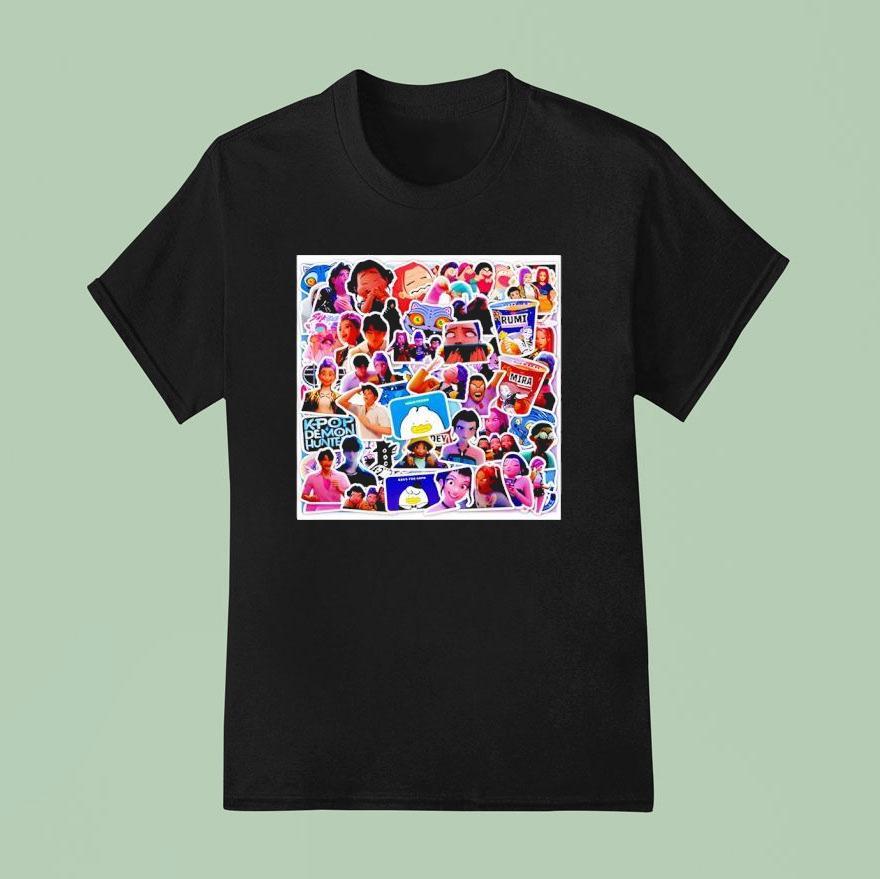 Huntrix Saja Boys Kpop Demon Hunters T Shirt