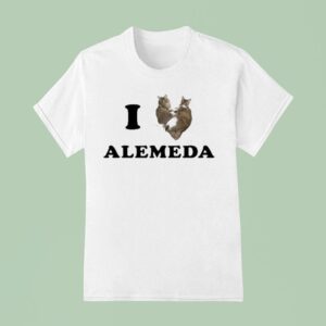 I Love Alameda Cats T Shirt