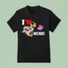 I Love Music Cat T Shirt
