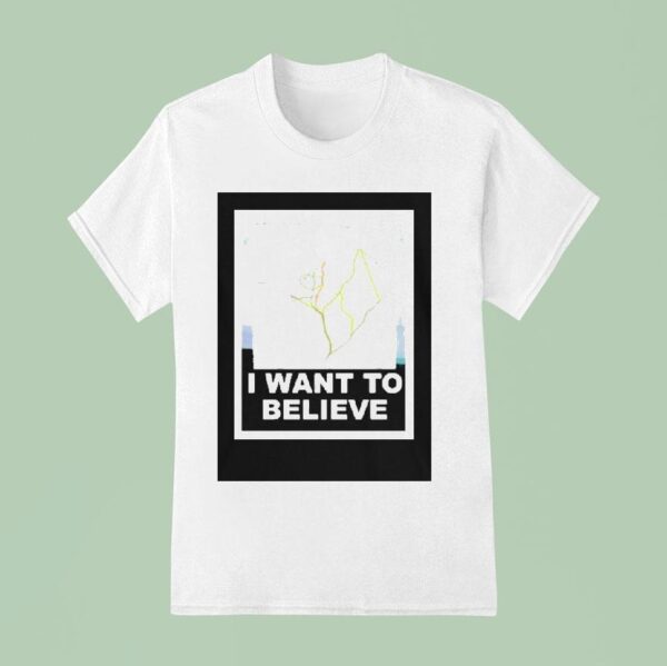 I Want To Believe Map T Shirt