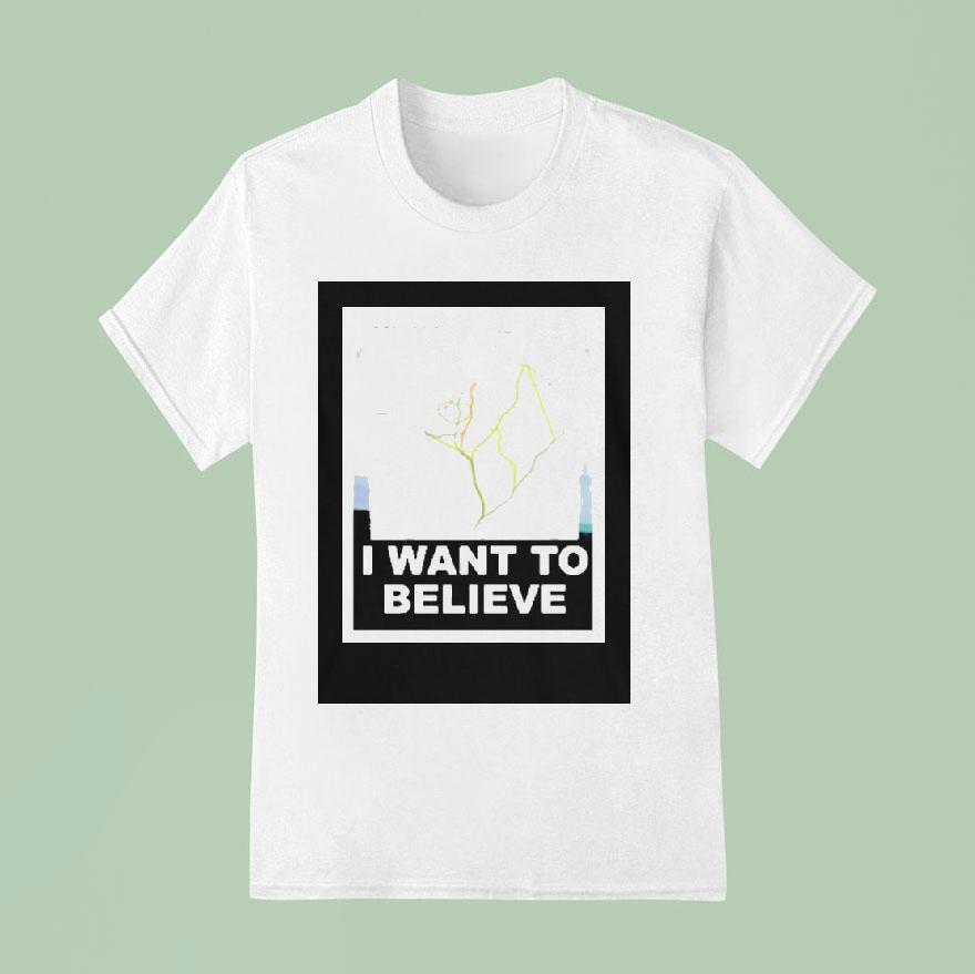 I Want To Believe Map T Shirt