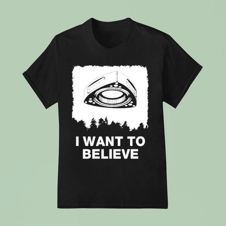 I Want To Believe Rotary Wankel Rotary Piston Engine T Shirt