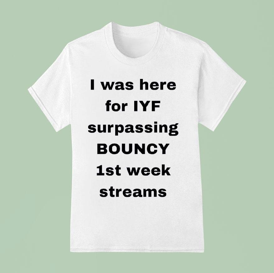 I Was Here For Iyf Surpassing Bouncy St Week Streams T Shirt