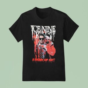 Ice Nine Kills X Terrifier A Work Of Art Spencer T Shirt