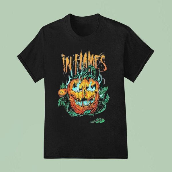 In Flames Hell Pumpkin T Shirt