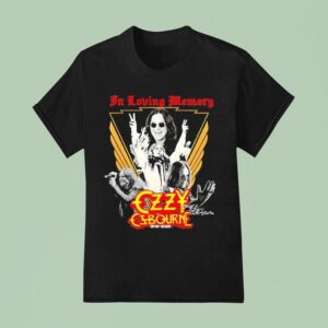 In Loving Memory Ozzy Osbourne Signature T Shirt