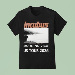 Incubus Performing The Album Morning View In Its Entirety Plus The Hits Cover Photo Pepper Us Tour T Shirt