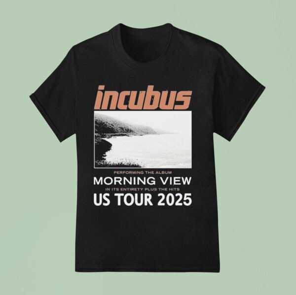 Incubus Performing The Album Morning View In Its Entirety Plus The Hits Cover Photo Pepper Us Tour T Shirt
