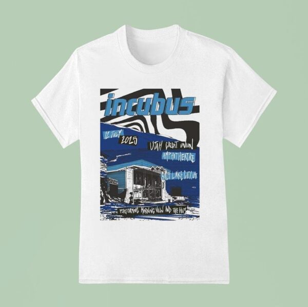 Incubus Salt Lake City Performing Morving View And The Hits Even T Shirt